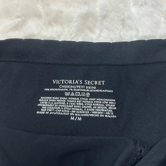 2012 Vintage Victoria’s Secret Cheekini Lace Trim Panty M - Picture 2 of 3